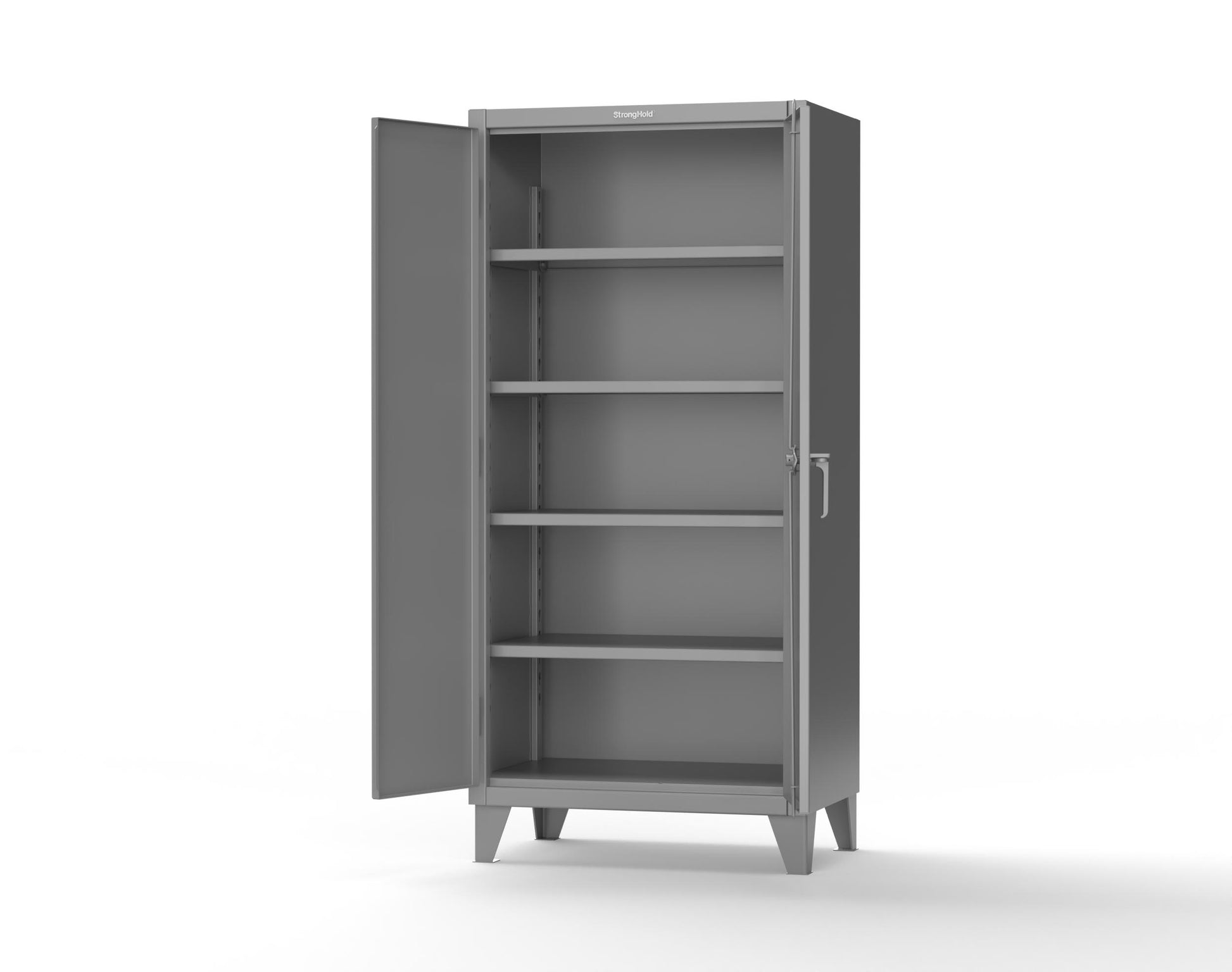 Extreme Duty 12 GA Cabinet with 4 Shelves Secured by Electronic Lock & Card Reader (HID) - 36 In. W x 24 In. D x 78 In. H - 36-244-PX-7037
