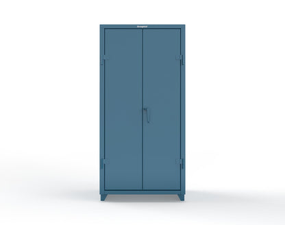 Extra Heavy Duty 14 GA Cabinet with 5 Shelves - 36 In. W x 24 In. D x 75 In. H - 36-245-L-5001