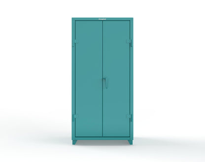 Extra Heavy Duty 14 GA Cabinet with 5 Shelves - 36 In. W x 24 In. D x 75 In. H - 36-245-L-5021