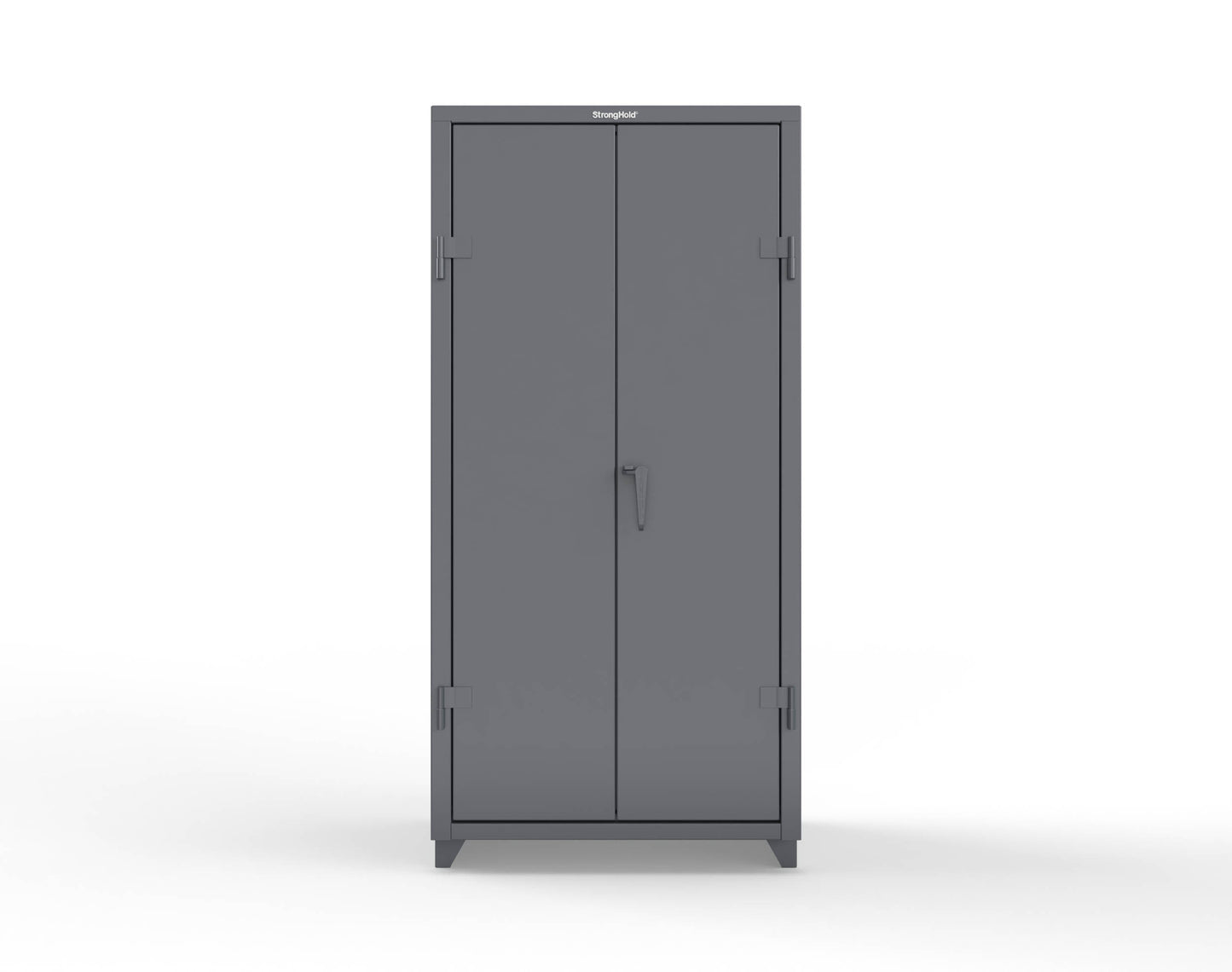 Extra Heavy Duty 14 GA Cabinet with 5 Shelves - 36 In. W x 24 In. D x 75 In. H - 36-245-L-7024