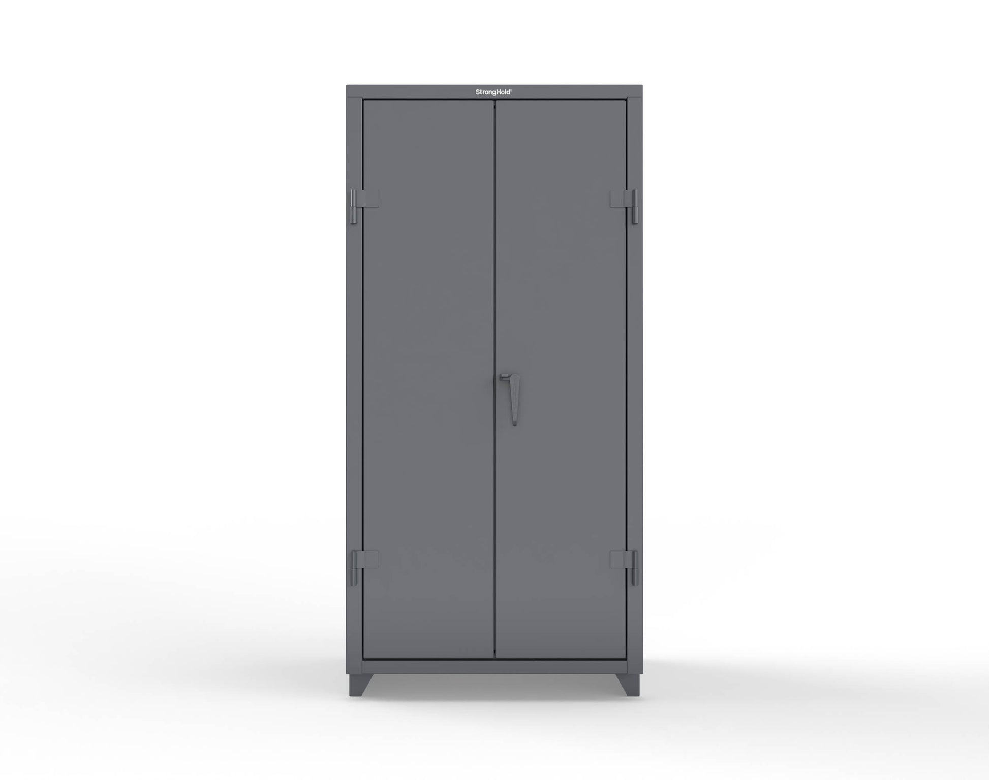 Extra Heavy Duty 14 GA Cabinet with 5 Shelves - 36 In. W x 24 In. D x 75 In. H - 36-245-L-7024