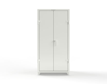 Extra Heavy Duty 14 GA Cabinet with 5 Shelves - 36 In. W x 24 In. D x 75 In. H - 36-245-L-9003