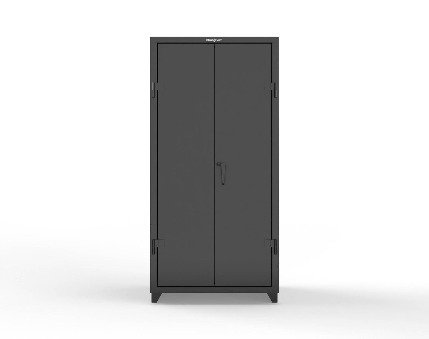 Extra Heavy Duty 14 GA Cabinet with 5 Shelves - 36 In. W x 24 In. D x 75 In. H - 36-245-L-9005