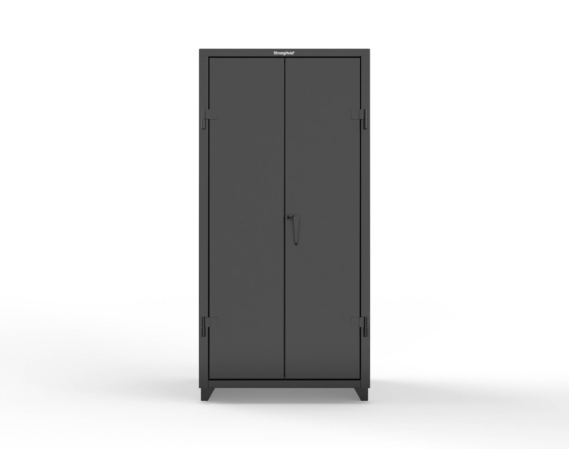 Extra Heavy Duty 14 GA Cabinet with 5 Shelves - 36 In. W x 24 In. D x 75 In. H - 36-245-L-9005