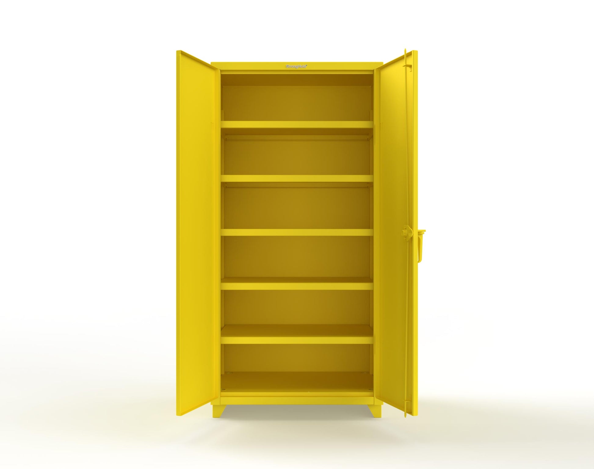 Extra Heavy Duty 14 GA Cabinet with 5 Shelves - 36 In. W x 24 In. D x 75 In. H - 36-245-L-1021