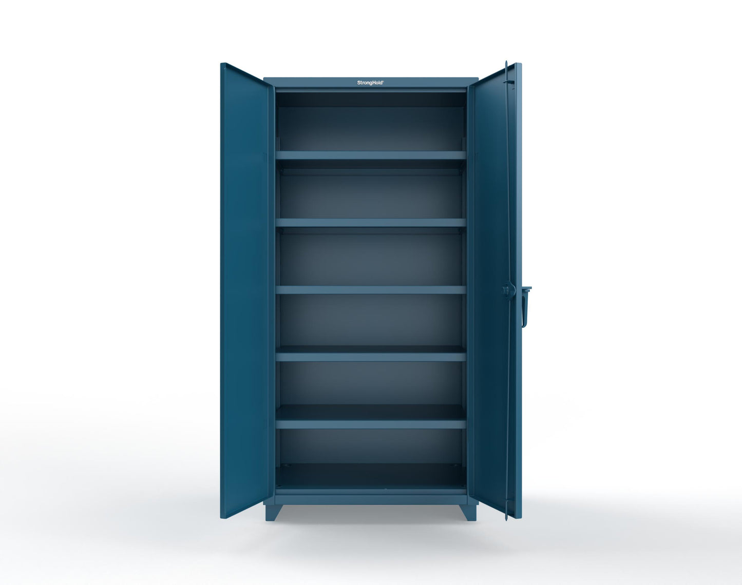 Extra Heavy Duty 14 GA Cabinet with 5 Shelves - 36 In. W x 24 In. D x 75 In. H - 36-245-L-5001
