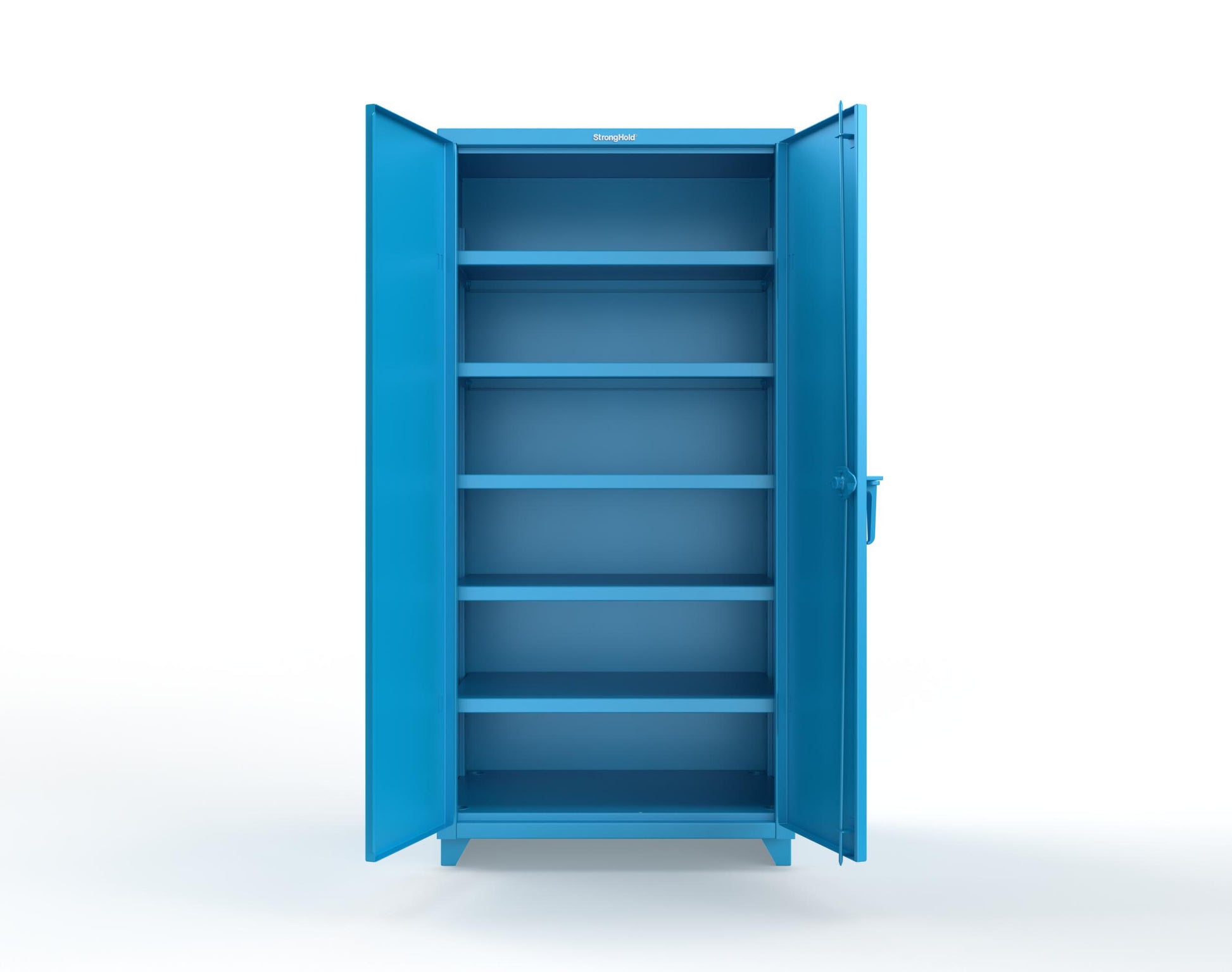 Extra Heavy Duty 14 GA Cabinet with 5 Shelves - 36 In. W x 24 In. D x 75 In. H - 36-245-L-5012