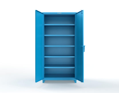 Extra Heavy Duty 14 GA Cabinet with 5 Shelves - 36 In. W x 24 In. D x 75 In. H - 36-245-L-5012