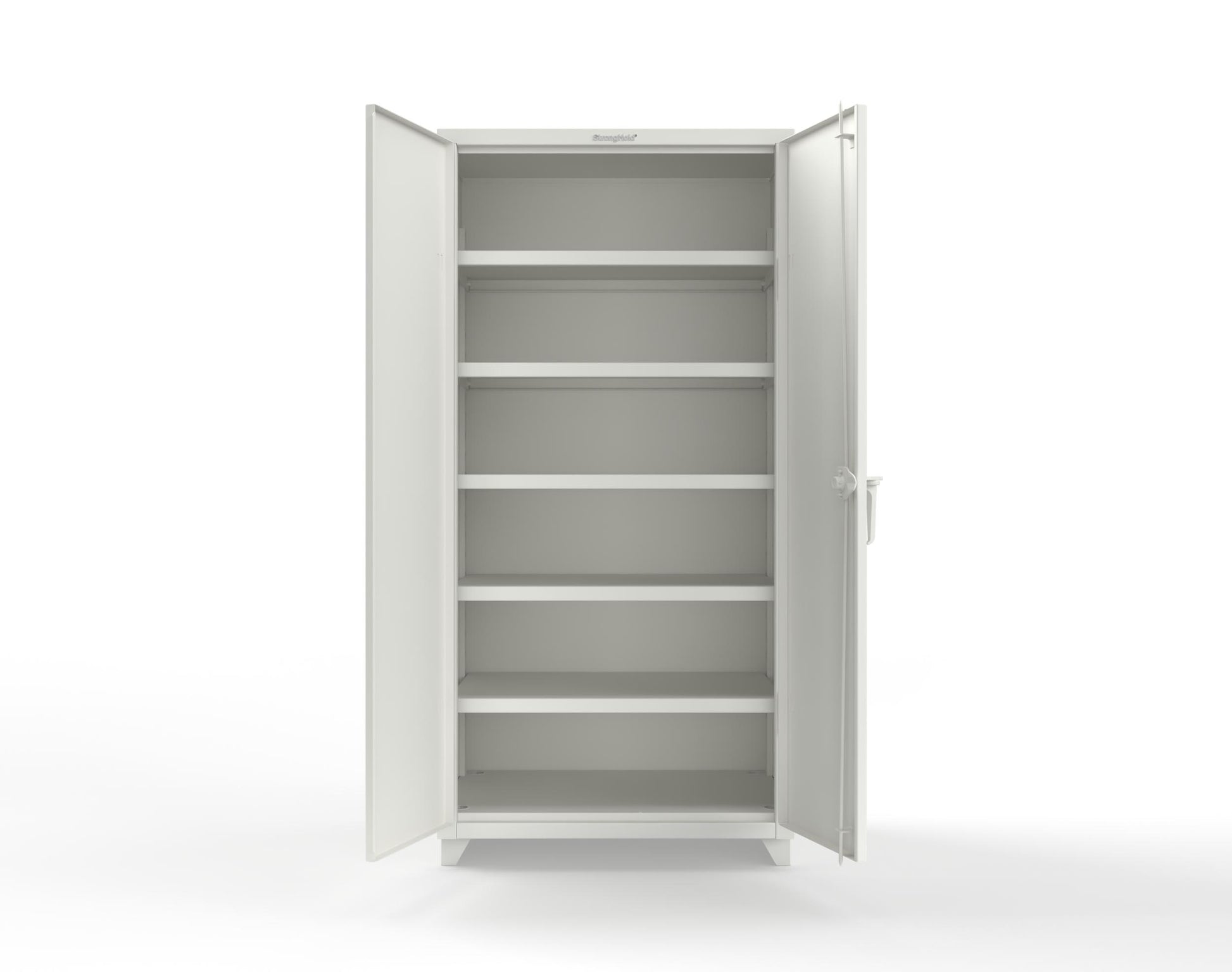 Extra Heavy Duty 14 GA Cabinet with 5 Shelves - 36 In. W x 24 In. D x 75 In. H - 36-245-L-9003