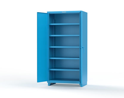 Extra Heavy Duty 14 GA Cabinet with 5 Shelves - 36 In. W x 24 In. D x 75 In. H - 36-245-L-5012