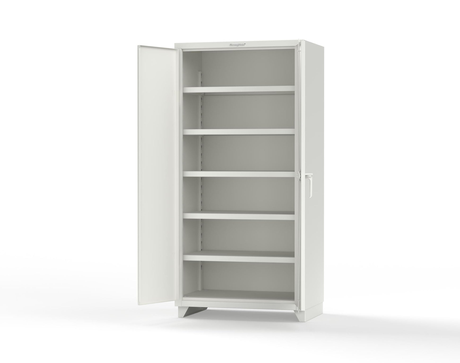Extra Heavy Duty 14 GA Cabinet with 5 Shelves - 36 In. W x 24 In. D x 75 In. H - 36-245-L-9003