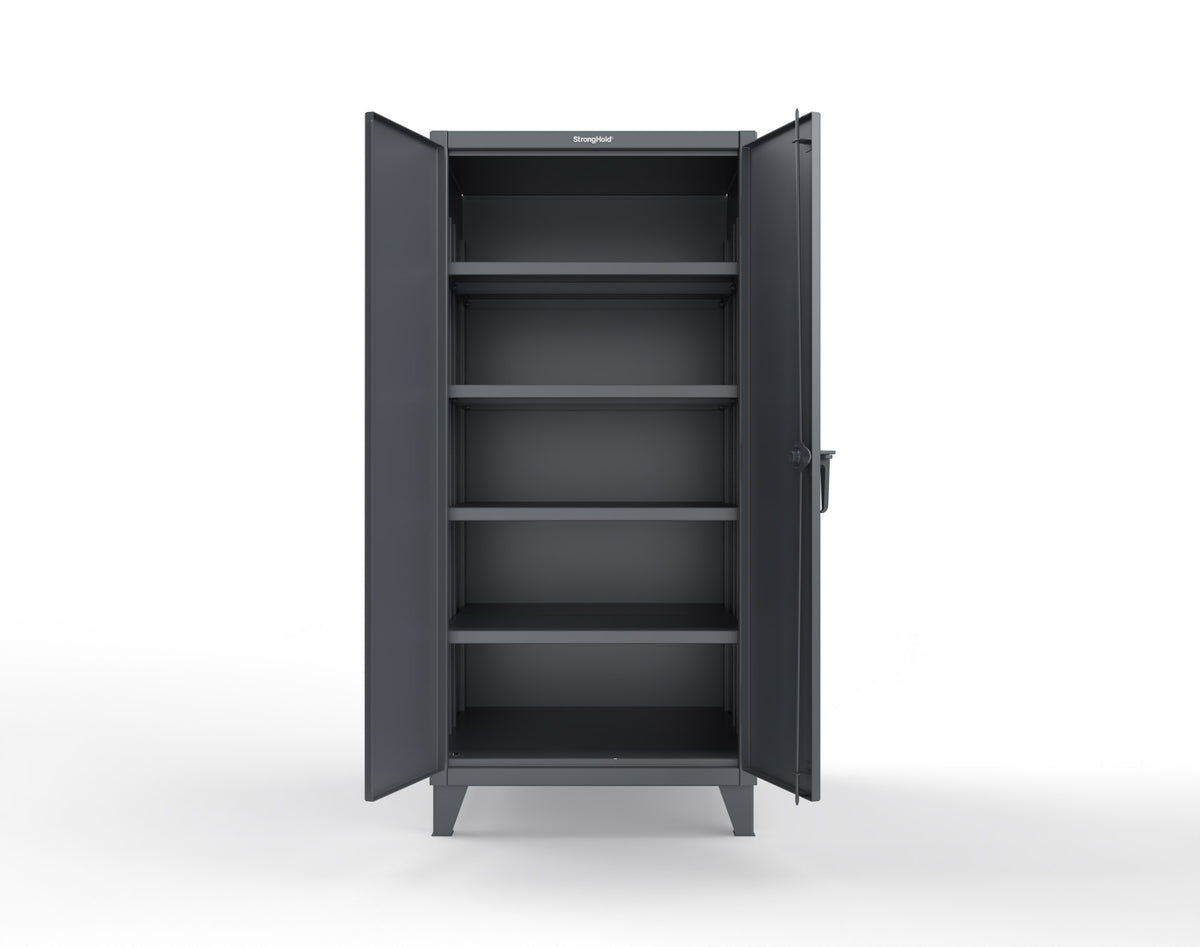 Extreme Duty 12 GA Cabinet with 4 Extra Deep Shelves - 36 In. W x 36 In. D x 78 In. H - 36-364-7024