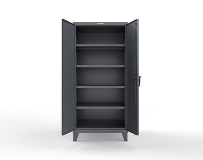 Extreme Duty 12 GA Cabinet with 4 Extra Deep Shelves - 36 In. W x 36 In. D x 78 In. H - 36-364-7024