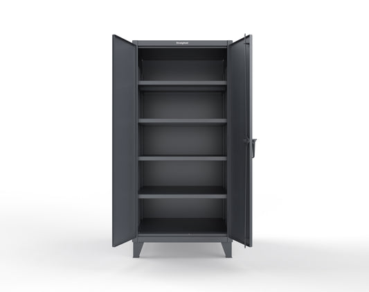 Extreme Duty 12 GA Cabinet with 4 Extra Deep Shelves - 36 In. W x 36 In. D x 78 In. H - 36-364-7024