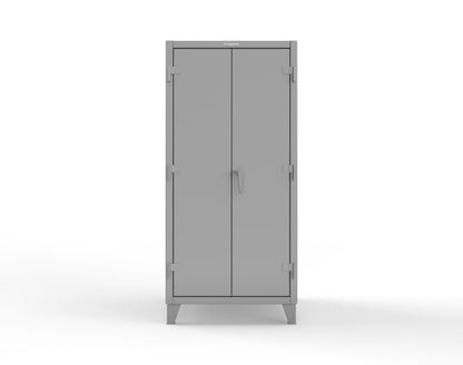 Extreme Duty 12 GA Cabinet with 4 Extra Deep Shelves - 36 In. W x 36 In. D x 78 In. H - 36-364-7037