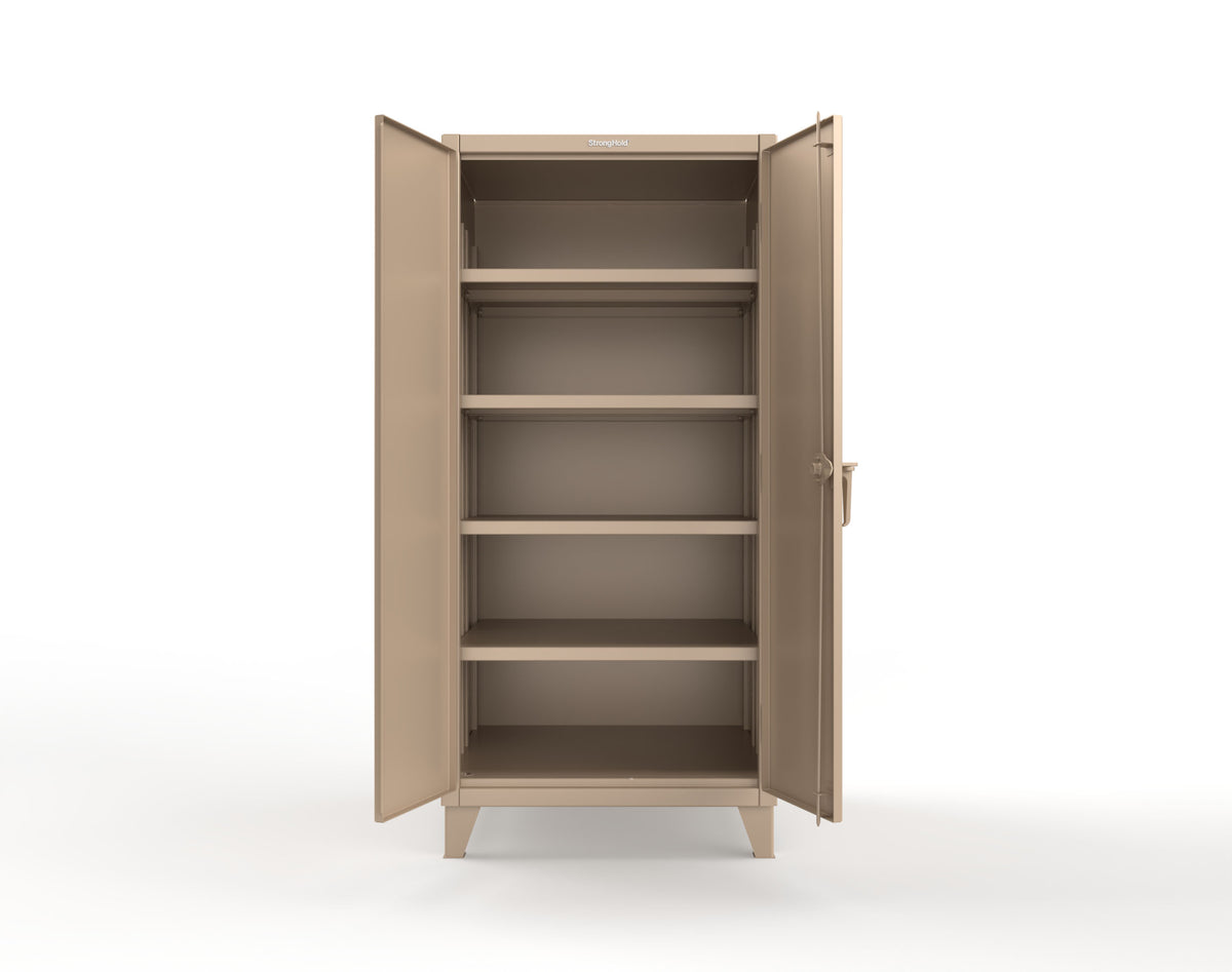 Extreme Duty 12 GA Cabinet with 4 Extra Deep Shelves - 36 In. W x 36 In. D x 78 In. H - 36-364-1019