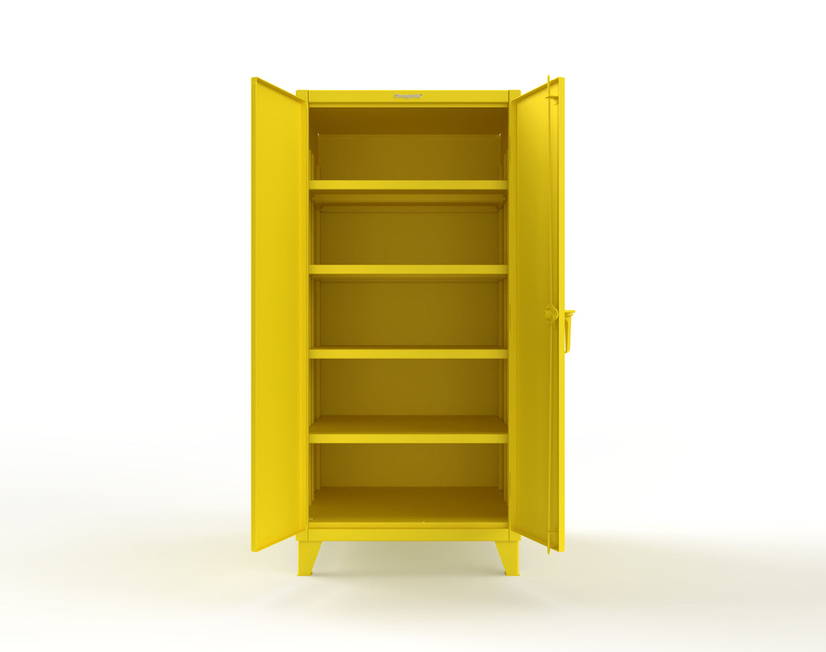 Extreme Duty 12 GA Cabinet with 4 Extra Deep Shelves - 36 In. W x 36 In. D x 78 In. H - 36-364-1023