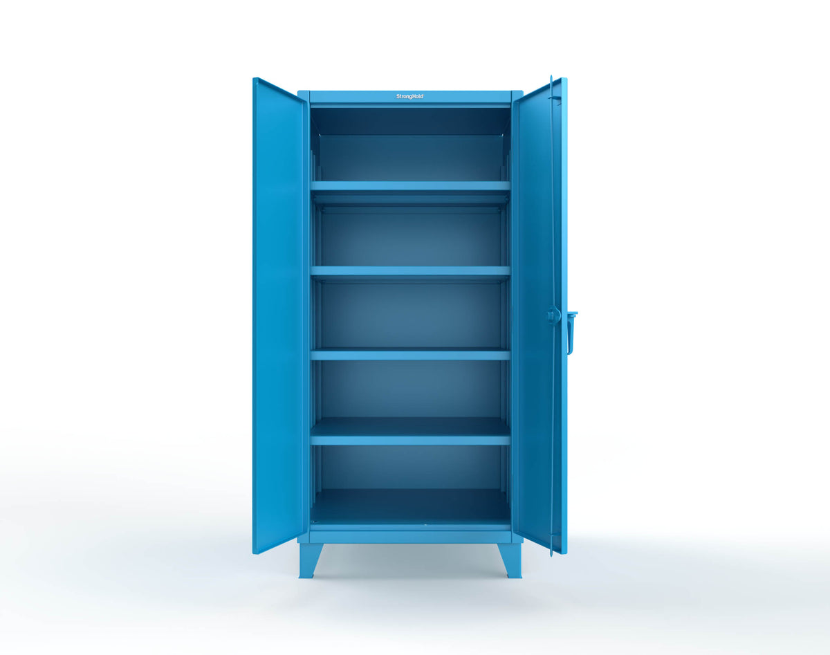 Extreme Duty 12 GA Cabinet with 4 Extra Deep Shelves - 36 In. W x 36 In. D x 78 In. H - 36-364-5012