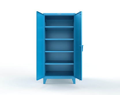 Extreme Duty 12 GA Cabinet with 4 Extra Deep Shelves - 36 In. W x 36 In. D x 78 In. H - 36-364-5012