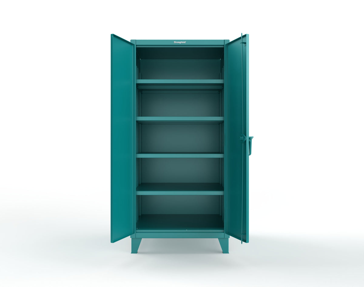 Extreme Duty 12 GA Cabinet with 4 Extra Deep Shelves - 36 In. W x 36 In. D x 78 In. H - 36-364-5021