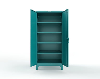 Extreme Duty 12 GA Cabinet with 4 Extra Deep Shelves - 36 In. W x 36 In. D x 78 In. H - 36-364-5021