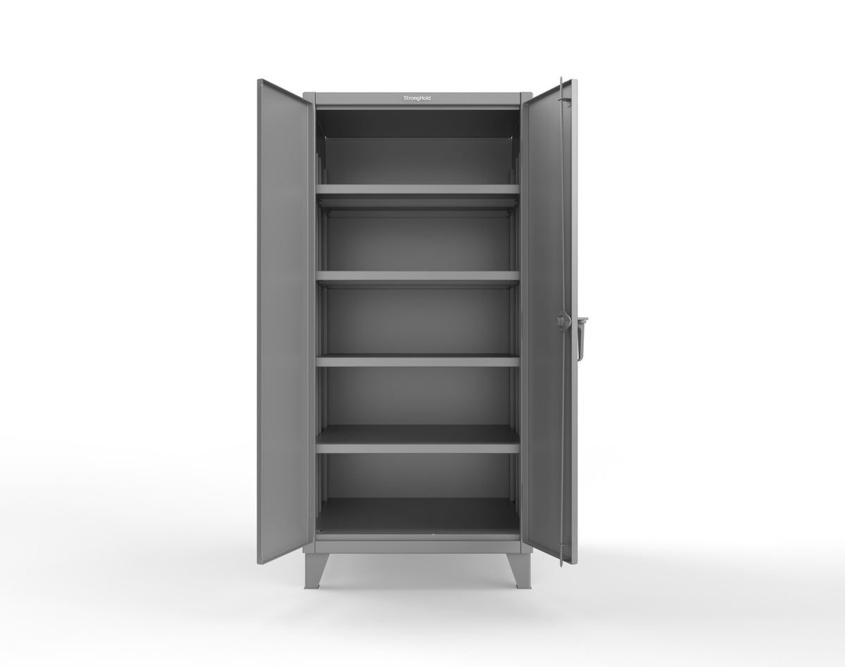 Extreme Duty 12 GA Cabinet with 4 Extra Deep Shelves - 36 In. W x 36 In. D x 78 In. H - 36-364-7037
