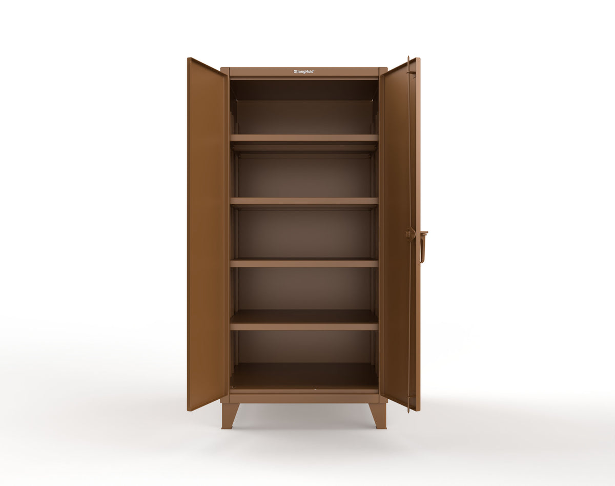 Extreme Duty 12 GA Cabinet with 4 Extra Deep Shelves - 36 In. W x 36 In. D x 78 In. H - 36-364-8025