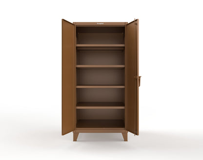 Extreme Duty 12 GA Cabinet with 4 Extra Deep Shelves - 36 In. W x 36 In. D x 78 In. H - 36-364-8025