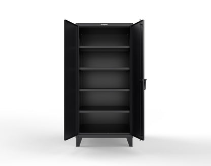 Extreme Duty 12 GA Cabinet with 4 Extra Deep Shelves - 36 In. W x 36 In. D x 78 In. H - 36-364-9005
