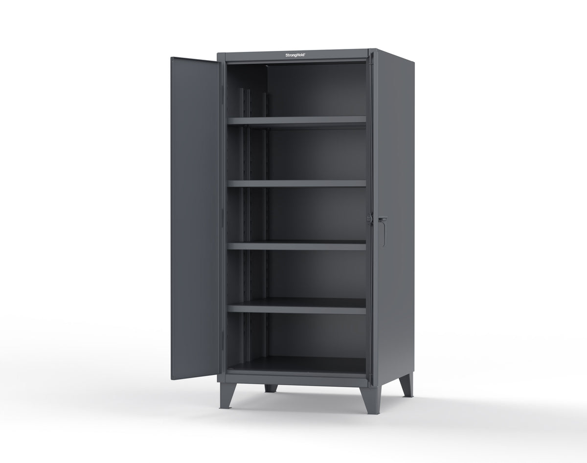 Extreme Duty 12 GA Cabinet with 4 Extra Deep Shelves - 36 In. W x 36 In. D x 78 In. H - 36-364-7024