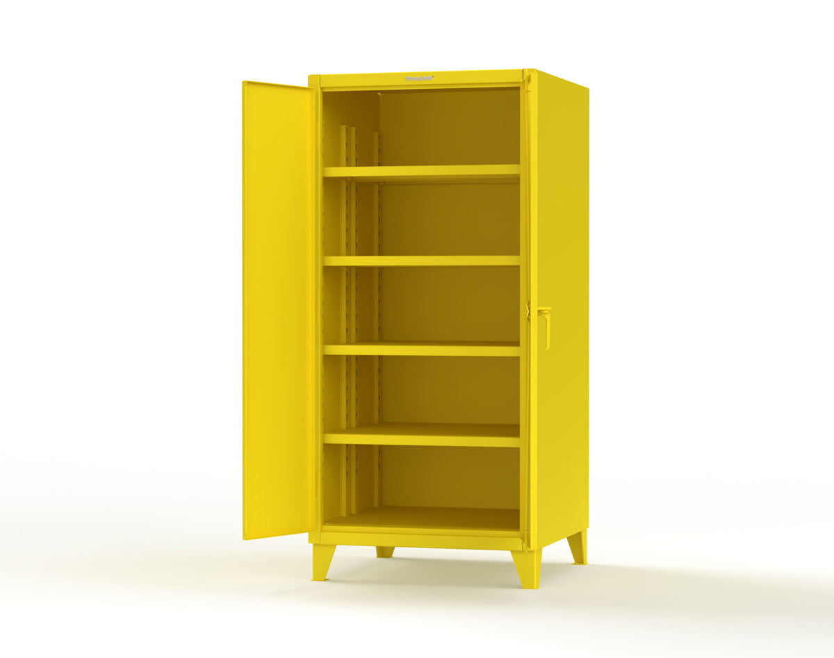 Extreme Duty 12 GA Cabinet with 4 Extra Deep Shelves - 36 In. W x 36 In. D x 78 In. H - 36-364-1023