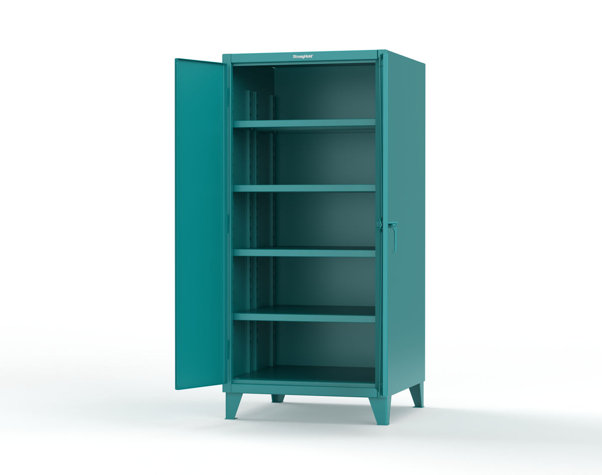 Extreme Duty 12 GA Cabinet with 4 Extra Deep Shelves - 36 In. W x 36 In. D x 78 In. H - 36-364-5021