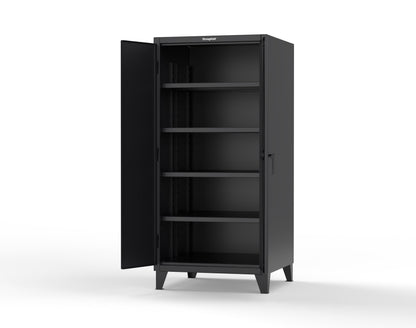 Extreme Duty 12 GA Cabinet with 4 Extra Deep Shelves - 36 In. W x 36 In. D x 78 In. H - 36-364-9005