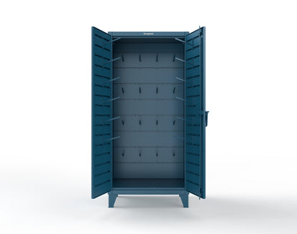 Extreme Duty 12 GA Rigging Cabinet with Hooks - 36 In. W x 24 In. D x 78 In. H - 36-BB-240W/Hooks-5001