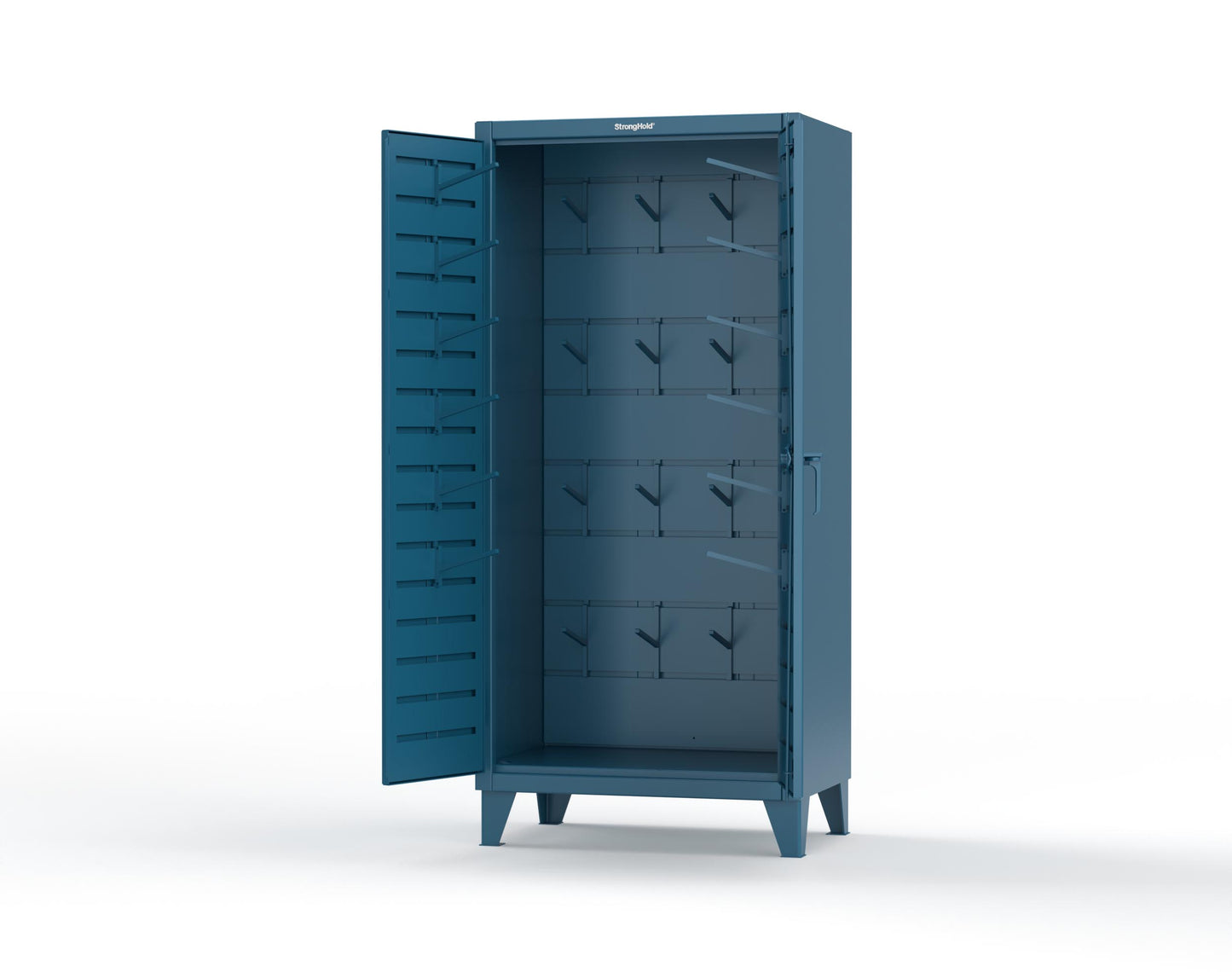 Extreme Duty 12 GA Rigging Cabinet with Hooks - 36 In. W x 24 In. D x 78 In. H - 36-BB-240W/Hooks-5001