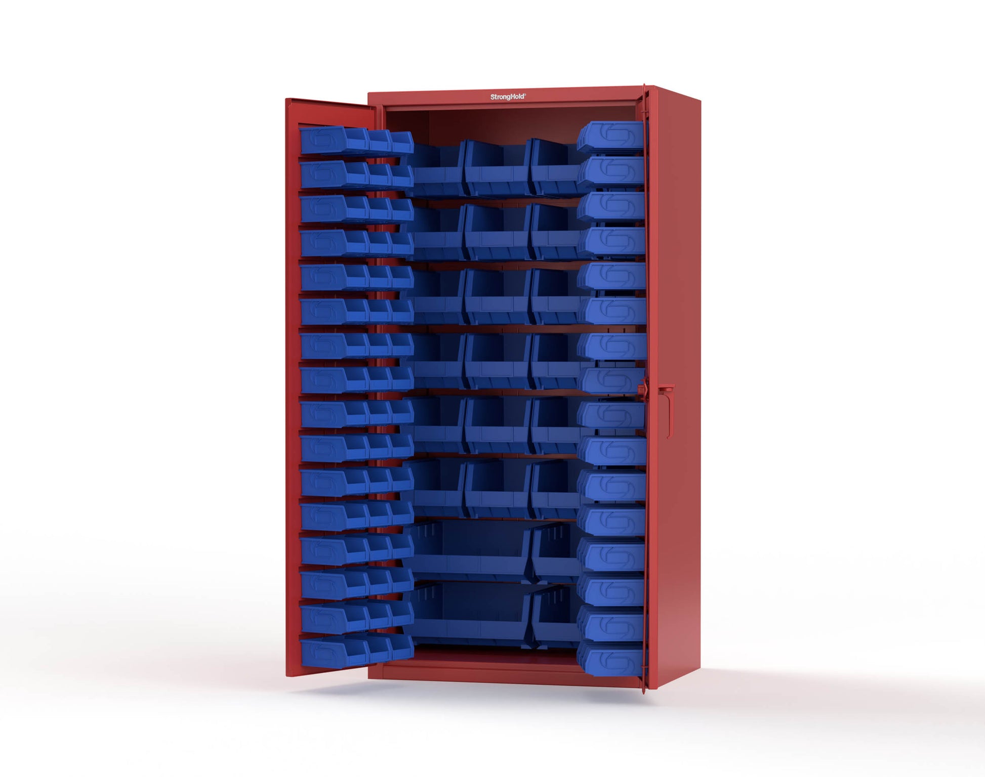 Red (RAL 3001) / Blue (RAL 5001)