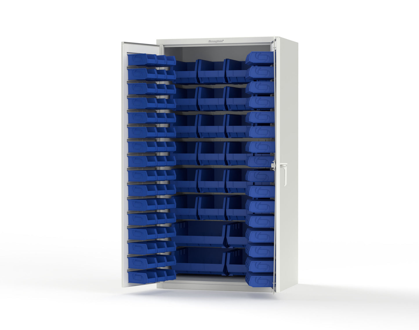 White (RAL 9003) / Blue (RAL 5001)