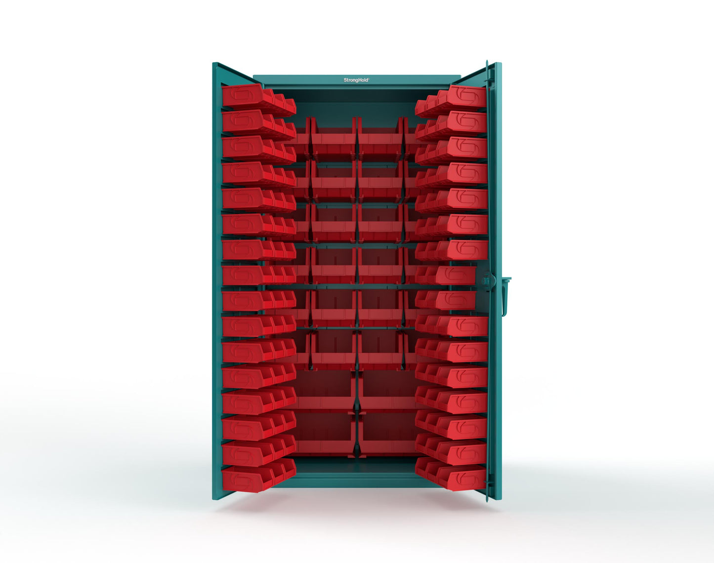 Teal (RAL 5021) / Red (RAL 3001)