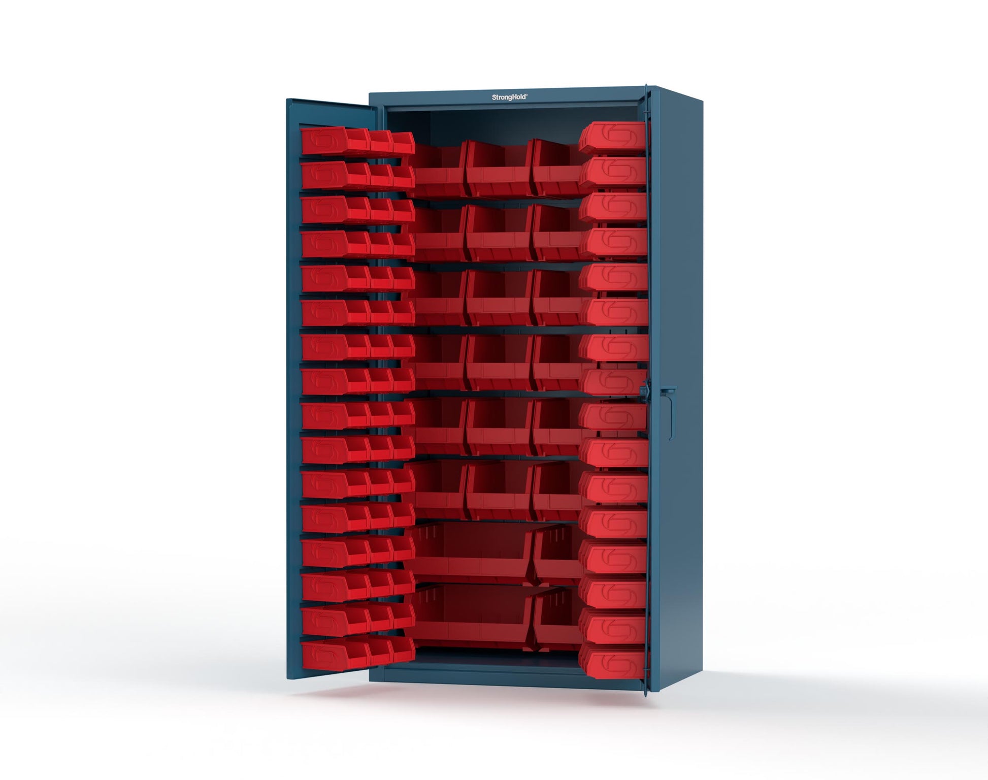 Blue (RAL 5001) / Red (RAL 3001)