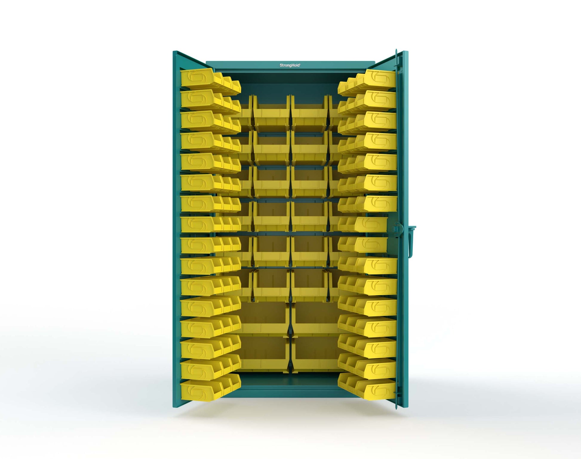 Teal (RAL 5021) / Yellow (RAL 1021)