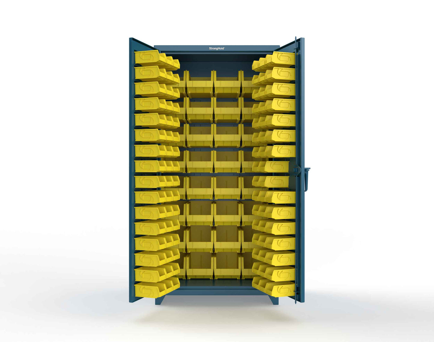 Extra Heavy Duty 14 GA All Bin Cabinet - 36 In. W x 24 In. D x 75 In. H - 36-BB-240-L-5001