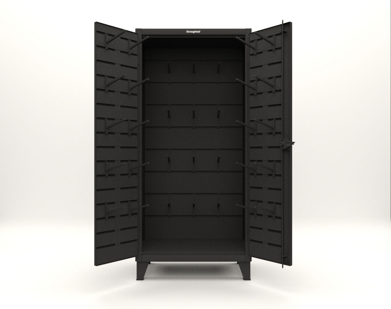 Extreme Duty 12 GA Rigging Cabinet with Hooks - 36 In. W x 24 In. D x 78 In. H