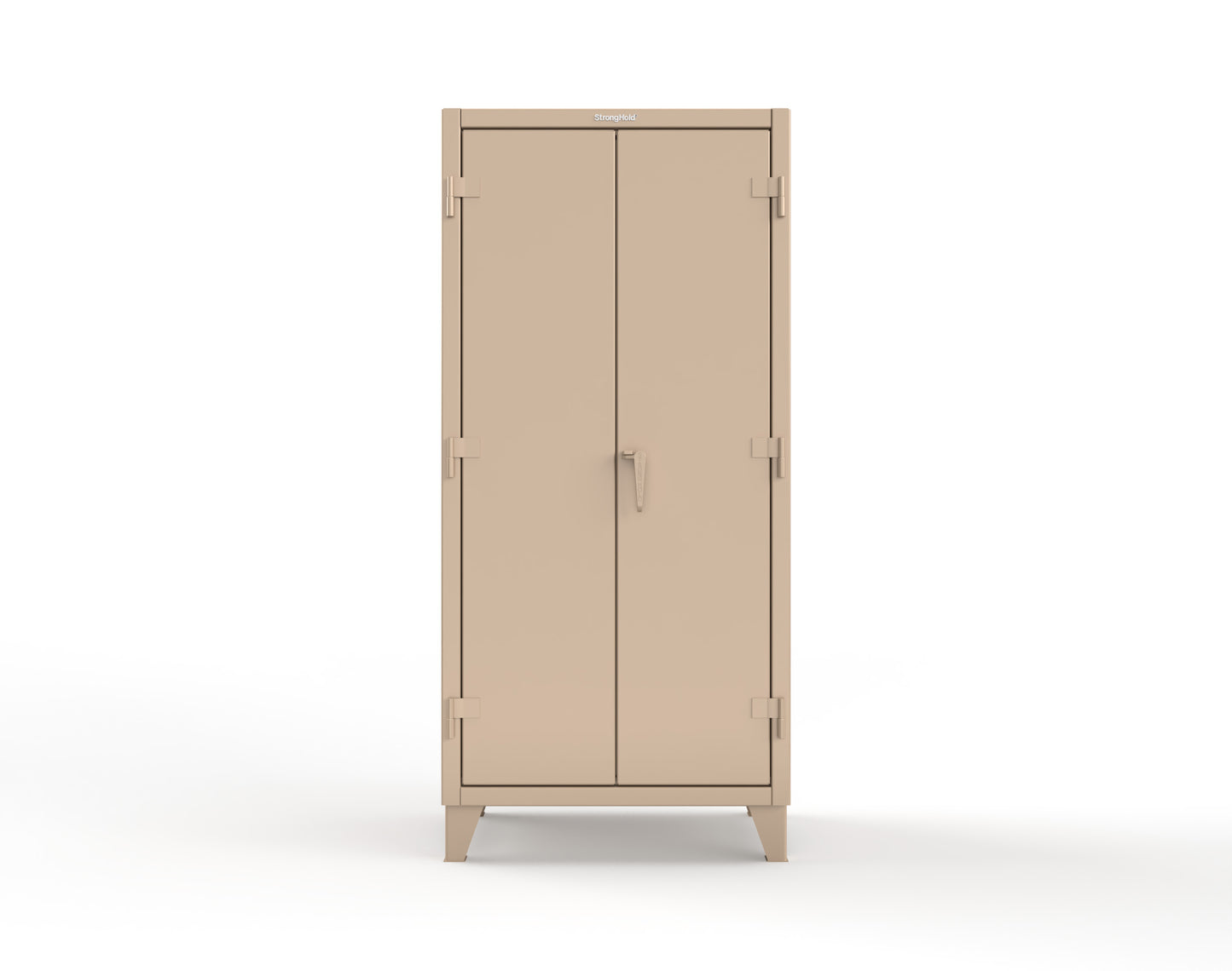 Extreme Duty 12 GA Bin Cabinet with Multiple Sized Bins, 4 Drawers, 1 Shelf - 36 In. W x 24 In. D x 78 In. H - 36-BBS-241-4DB-1019