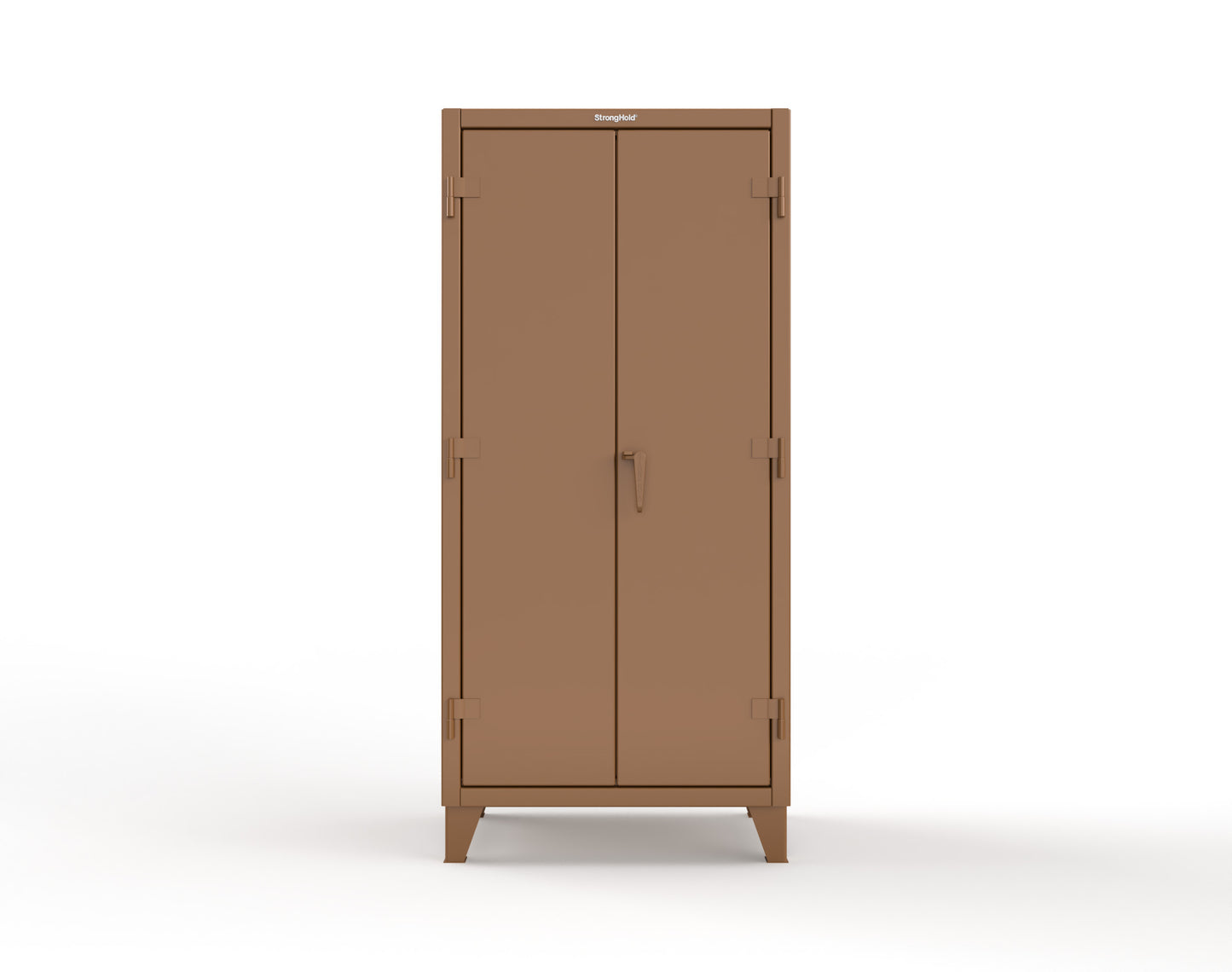 Extreme Duty 12 GA Bin Cabinet with Multiple Sized Bins, 4 Drawers, 1 Shelf - 36 In. W x 24 In. D x 78 In. H - 36-BBS-241-4DB-8008