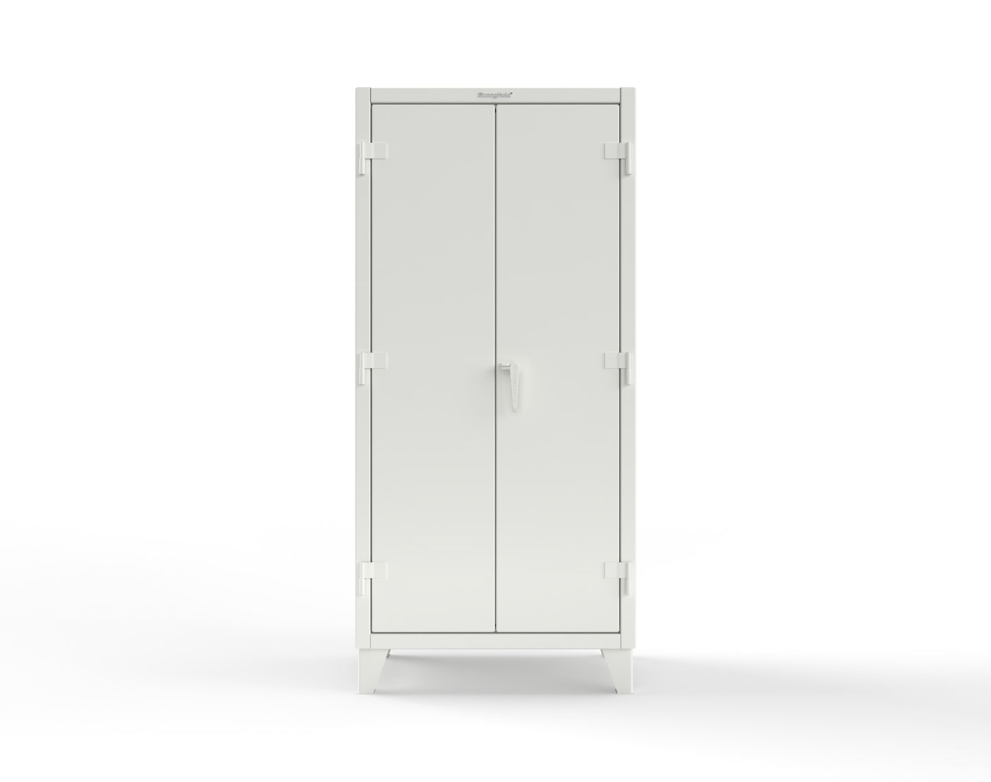 Extreme Duty 12 GA Bin Cabinet with Multiple Sized Bins, 4 Drawers, 1 Shelf - 36 In. W x 24 In. D x 78 In. H - 36-BBS-241-4DB-9003