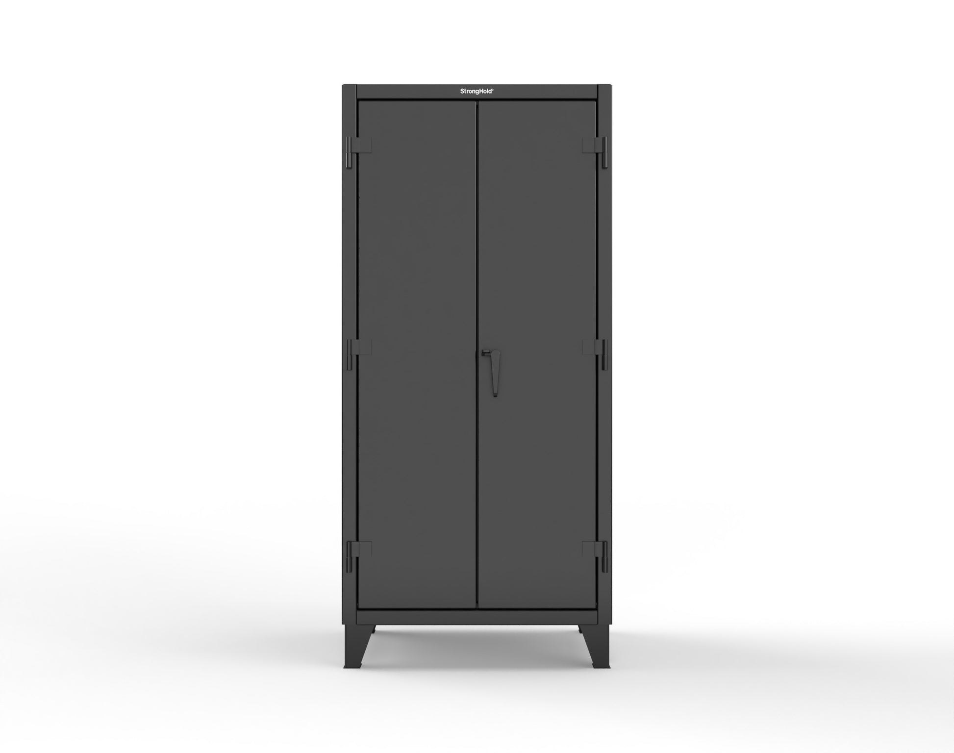Extreme Duty 12 GA Bin Cabinet with Multiple Sized Bins, 4 Drawers, 1 Shelf - 36 In. W x 24 In. D x 78 In. H - 36-BBS-241-4DB-9005