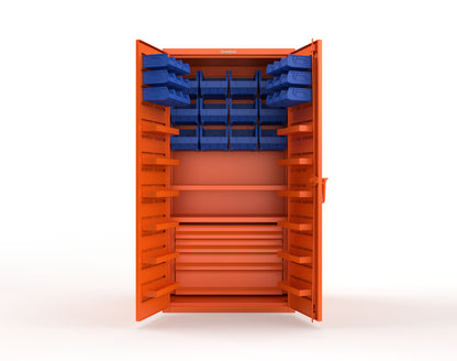 Orange (RAL 2009) / Blue (RAL 5001)