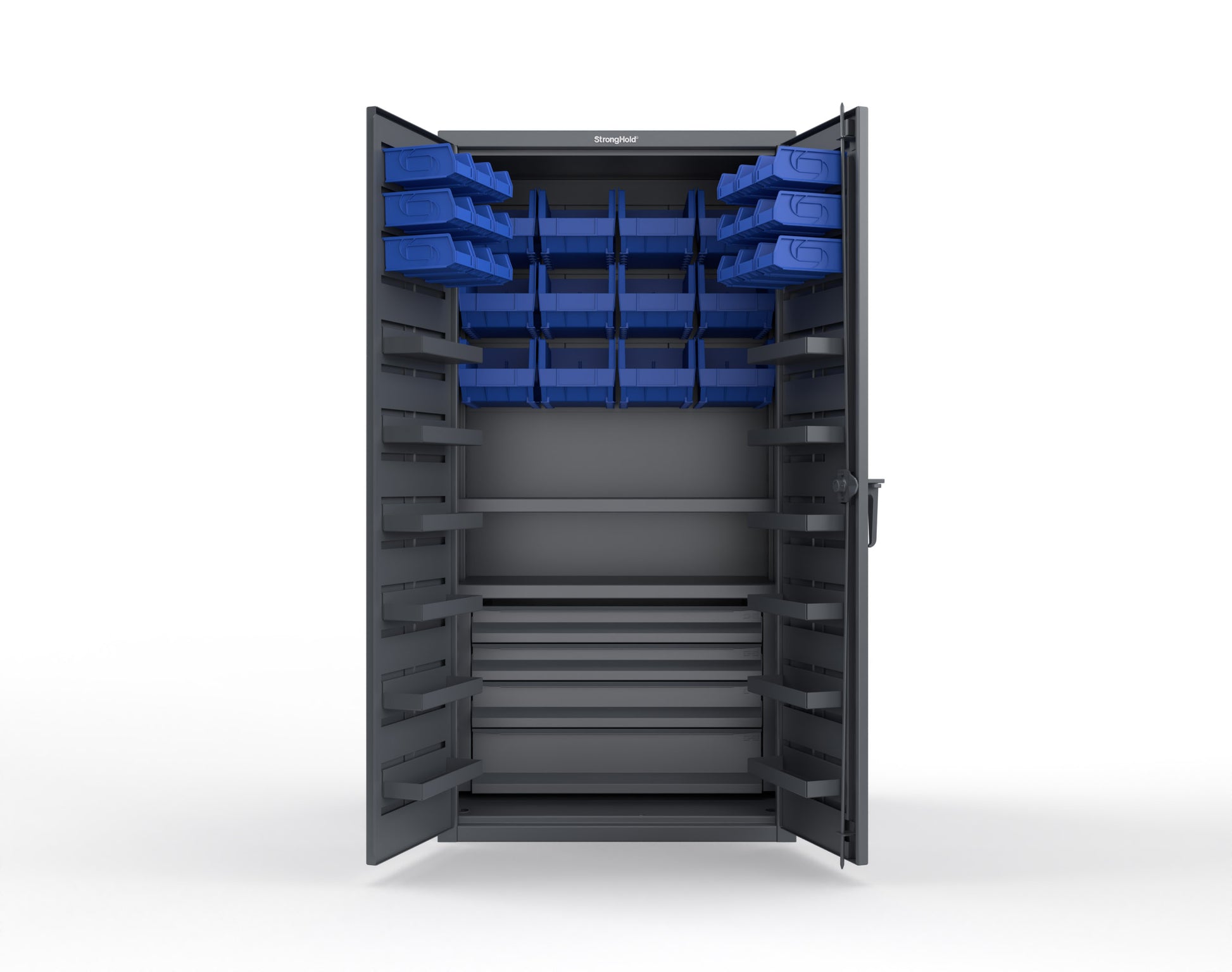 Dark Gray (RAL 7024) / Blue (RAL 5001)