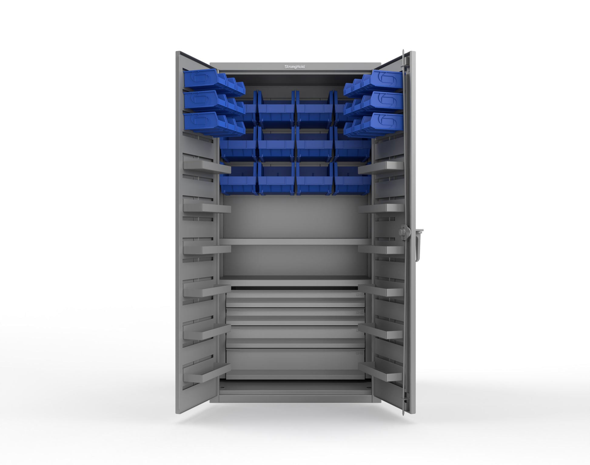 Dusty Gray (RAL 7037) / Blue (RAL 5001)