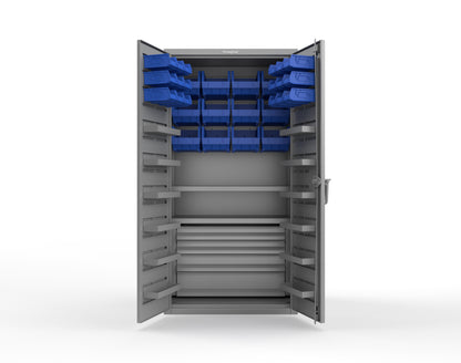 Dusty Gray (RAL 7037) / Blue (RAL 5001)